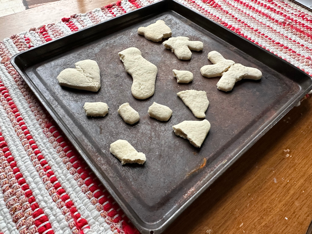 Sugar Cookies on a Pan